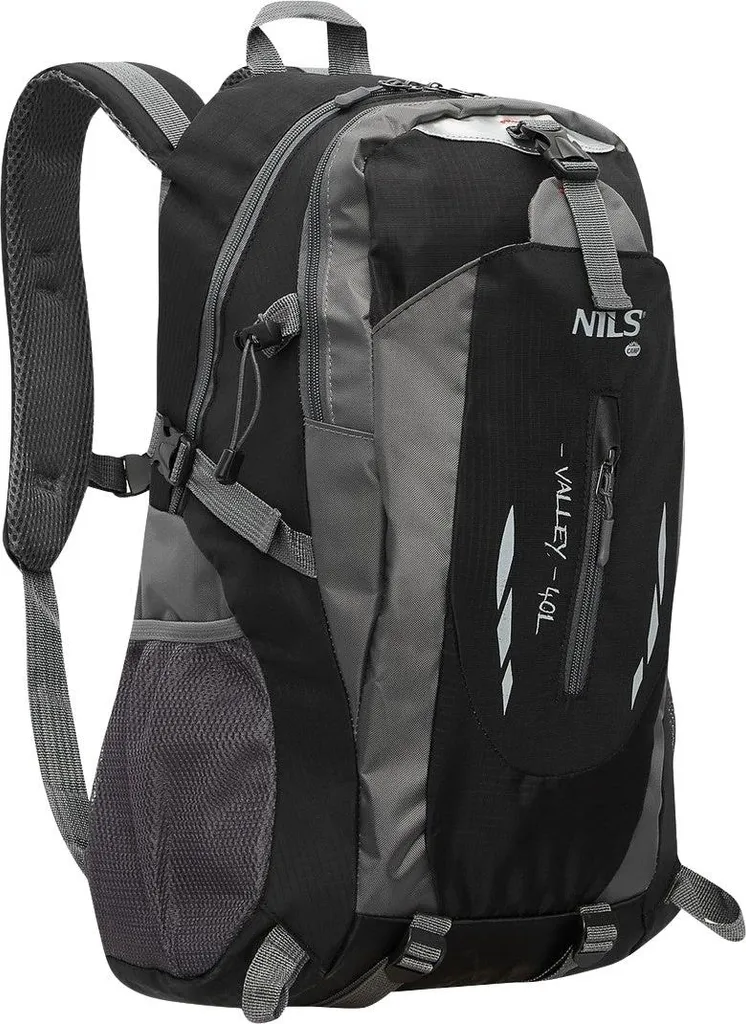 Sac à dos voyage noir 40L pour touriste - Bagage cabine léger durable