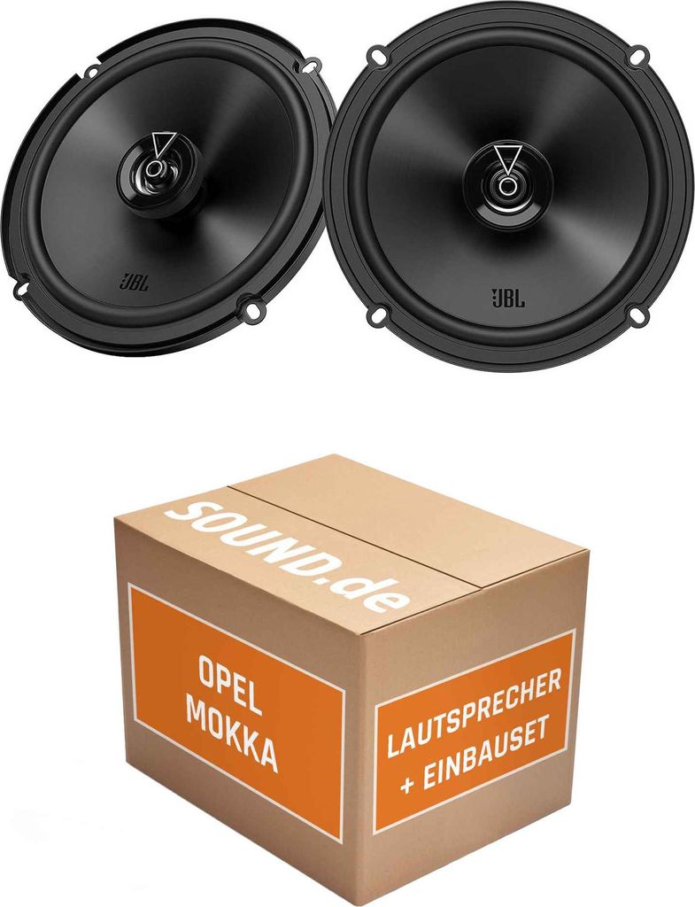 Lautsprecher Boxen Einbaupaket vorne JBL Club 3 64FSL passend für Opel Mokka A | 2x Tief-Mitteltöner mit integriertem Hochtöner 165W MAX