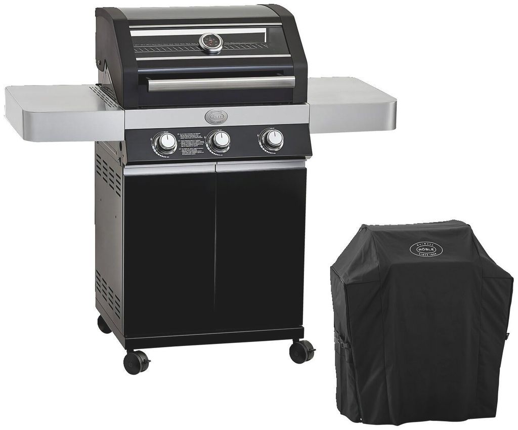 Rösle BBQ-Station VIDERO G3, inclusief afdekking Productafbeelding 