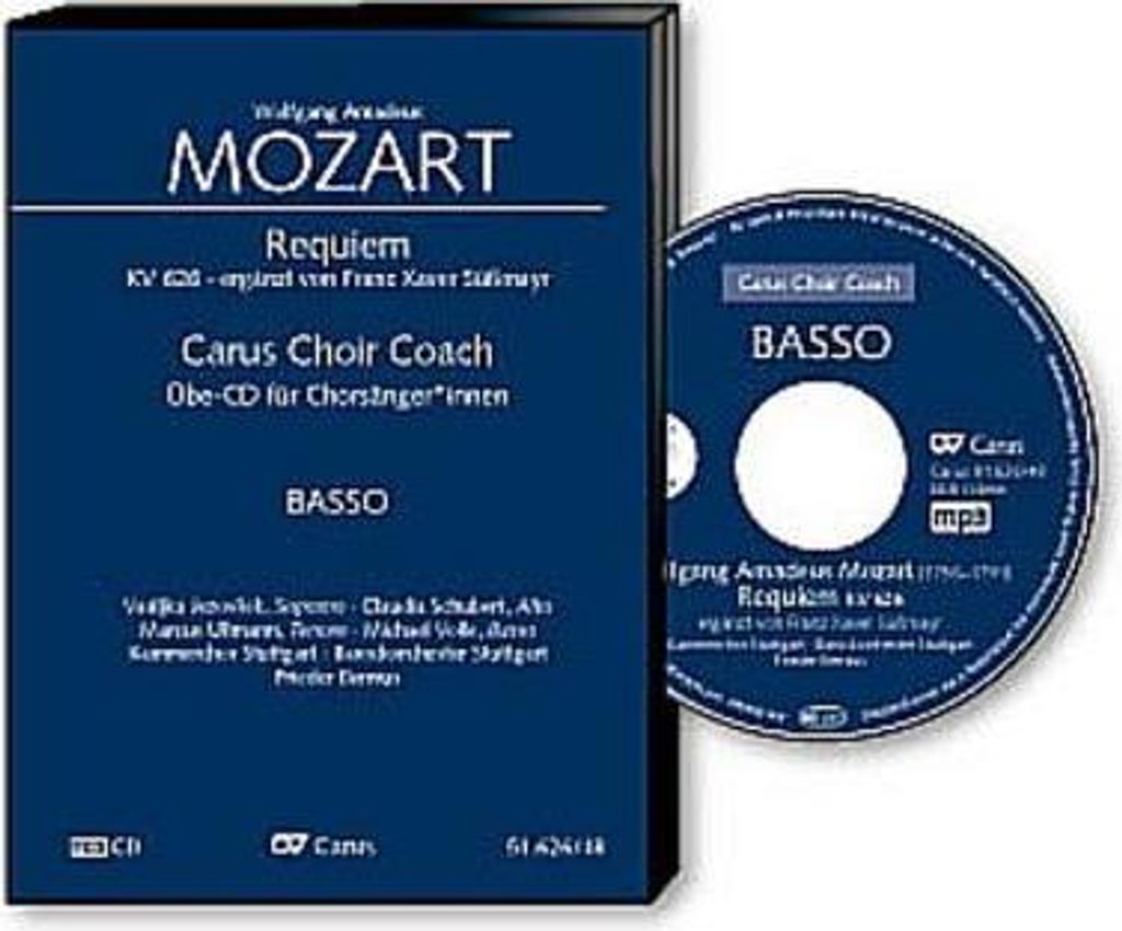 Requiem d-Moll KV626 - Chorstimme Bass