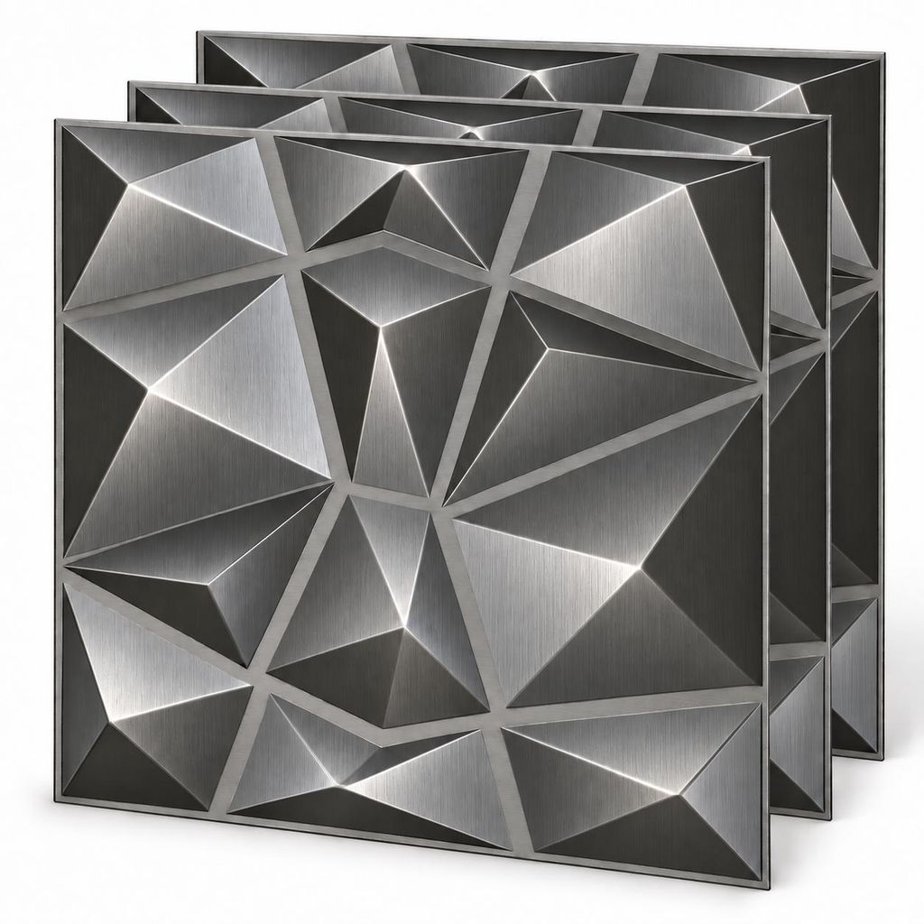 Paneles de pared 3D de plástico, decoración de pared, Imagen del producto 