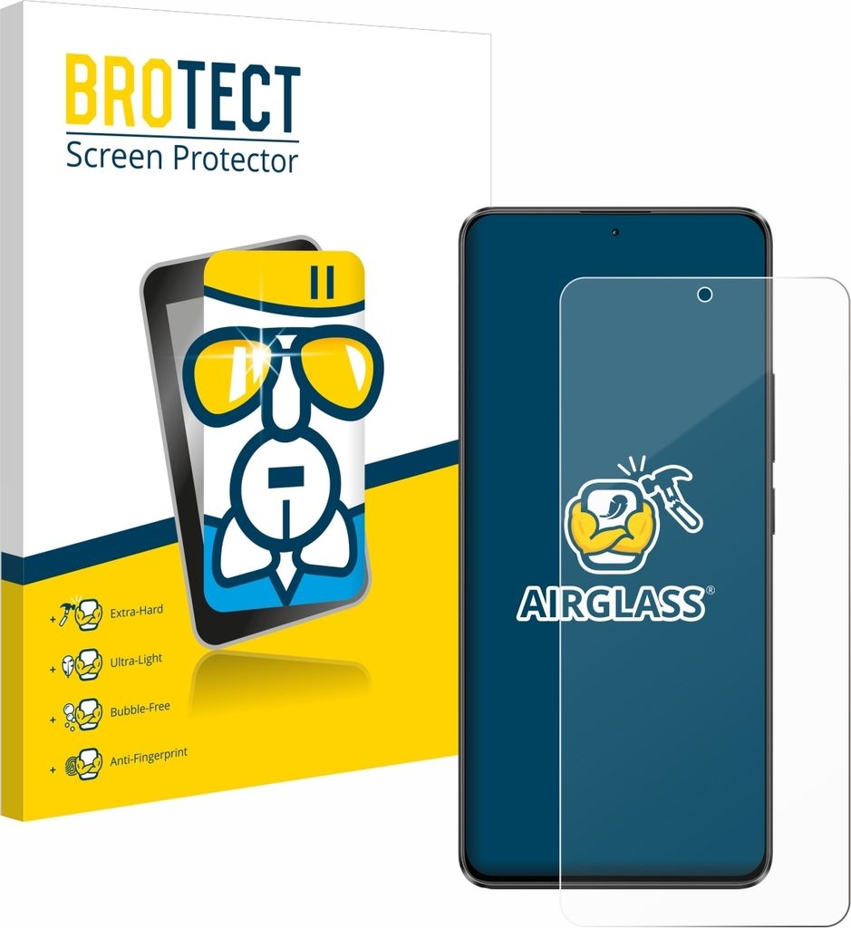 BROTECT Schutzglas für Xiaomi Poco X6 Schutzfolie Panzer Folie Glas Display Schutz klar
