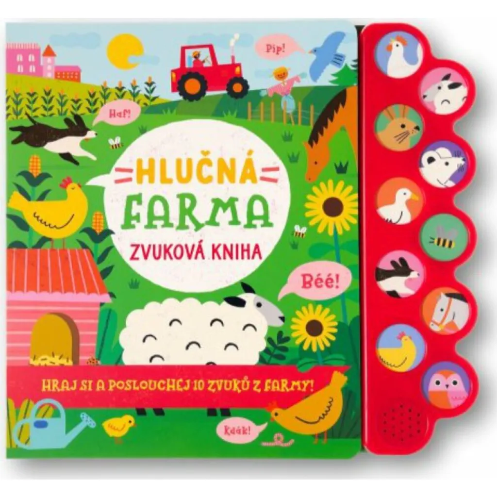 Livre sonore Svojtka Lä rmbauernhof interactif bruits de la ferme
