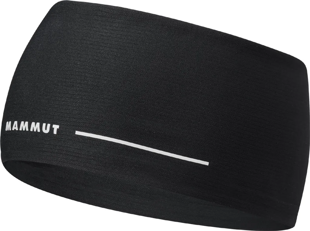 Bandeau Mammut Aenergy Light Noir avec Évacuation de la Transpiration