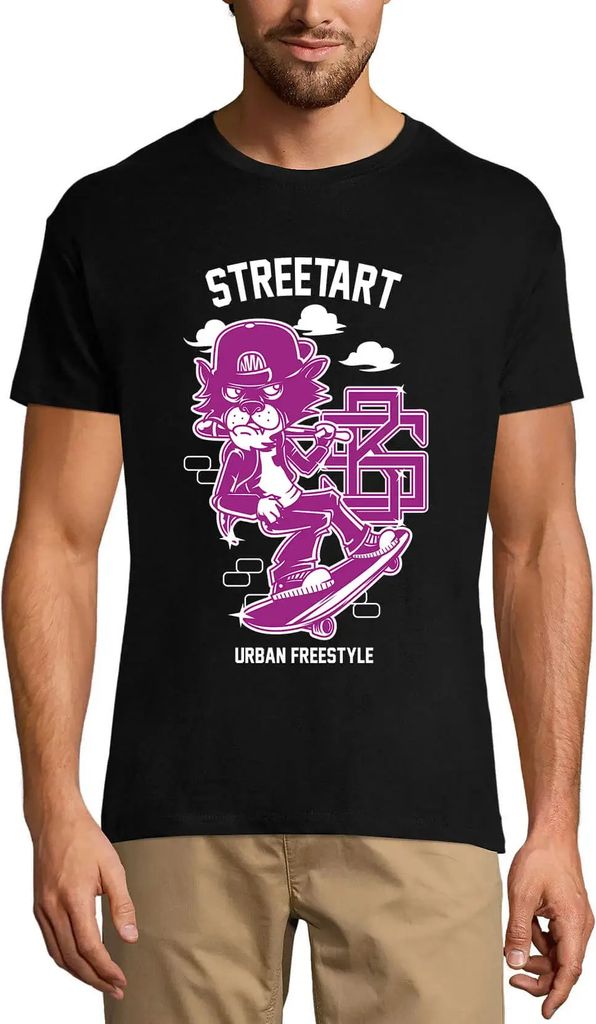 Herren Grafik T-Shirt Streetart Urban Freestyle Öko-Verantwortlich Vintage Jahrgang Kurzarm Lustige Druck Geburtstag Geschenk Mann