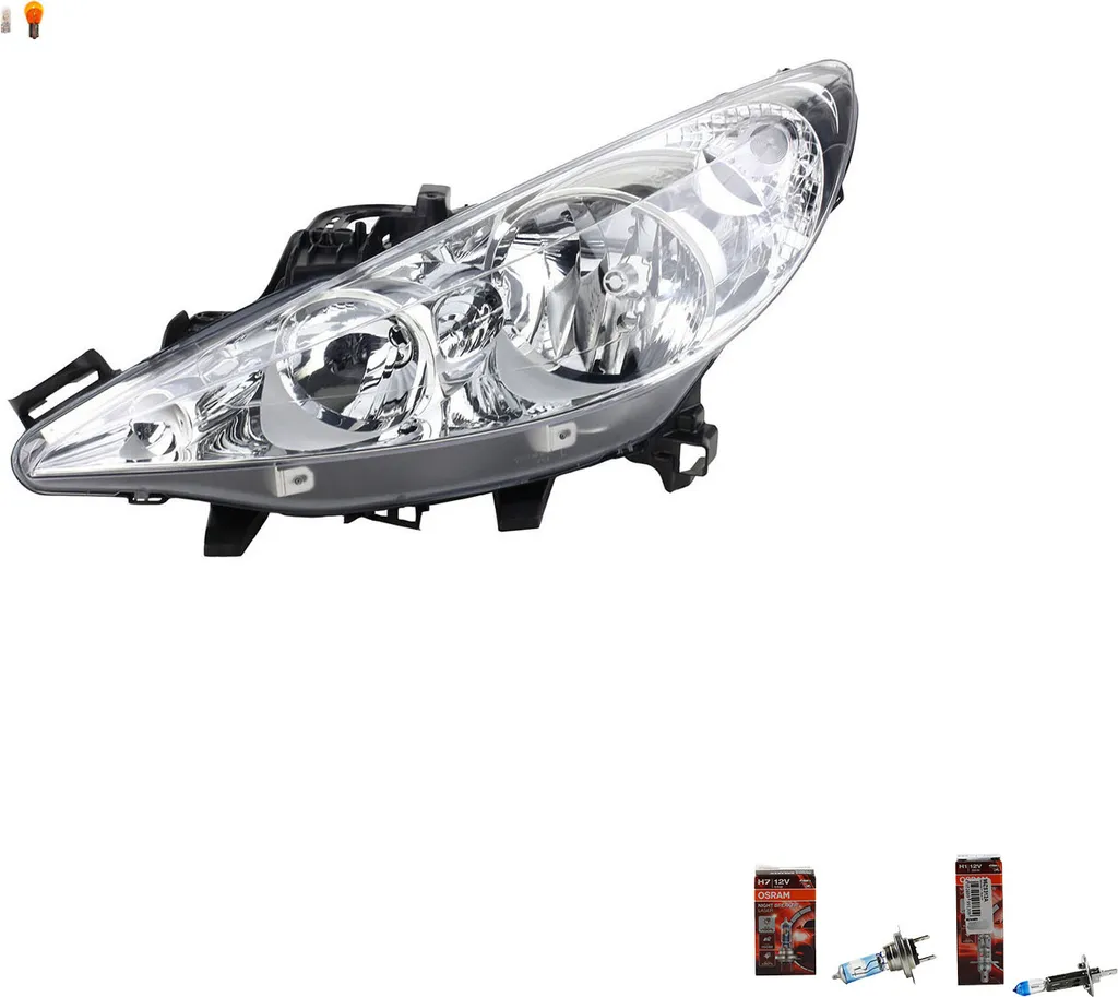 Johns, Fari + Osram Night Breaker Laser adatto per Peugeot 207 02/2006- Sinistra 620895