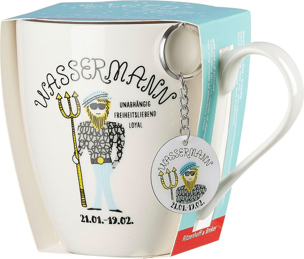 Ritzenhoff & Breker Kaffeebecher Astro Wassermann, Produktbild 