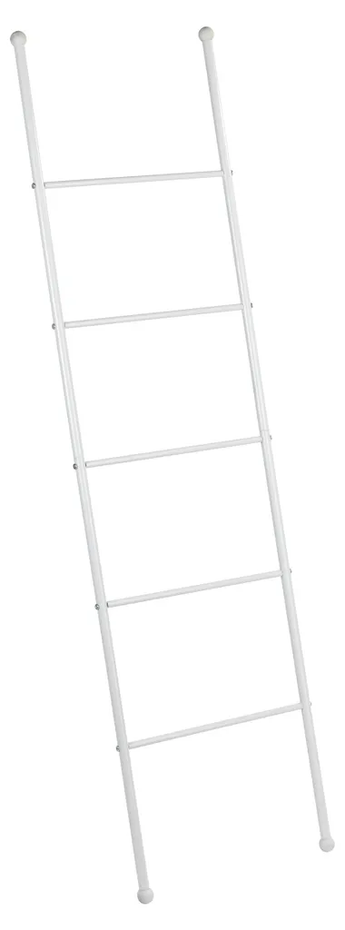 Porte-serviettes Viva blanc en acier laqué à 5 barres 43x156x3,5 cm