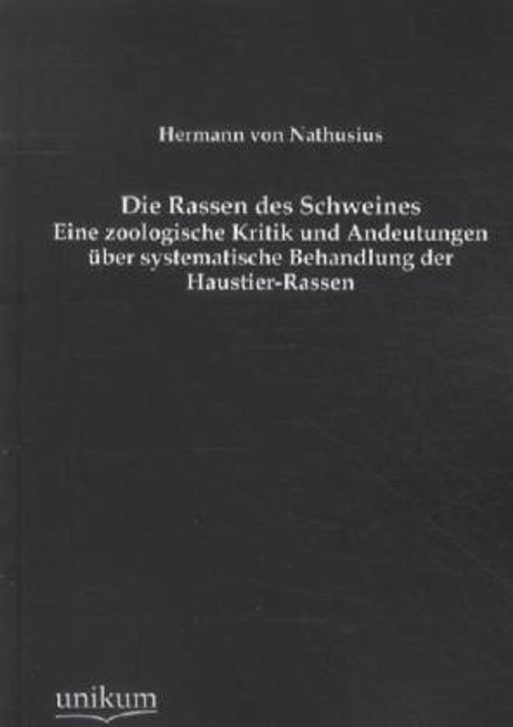 Die Rassen des Schweines