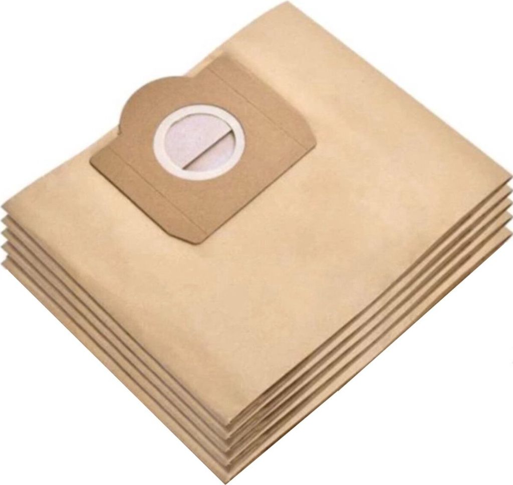 5x Staubsaugerbeutel passend für Kärcher WD3 / MV 3 / A 22 / A 25 / A26 / SE 40016.959-130.0 Staubsaugerbeutel Staubsauger Tasche