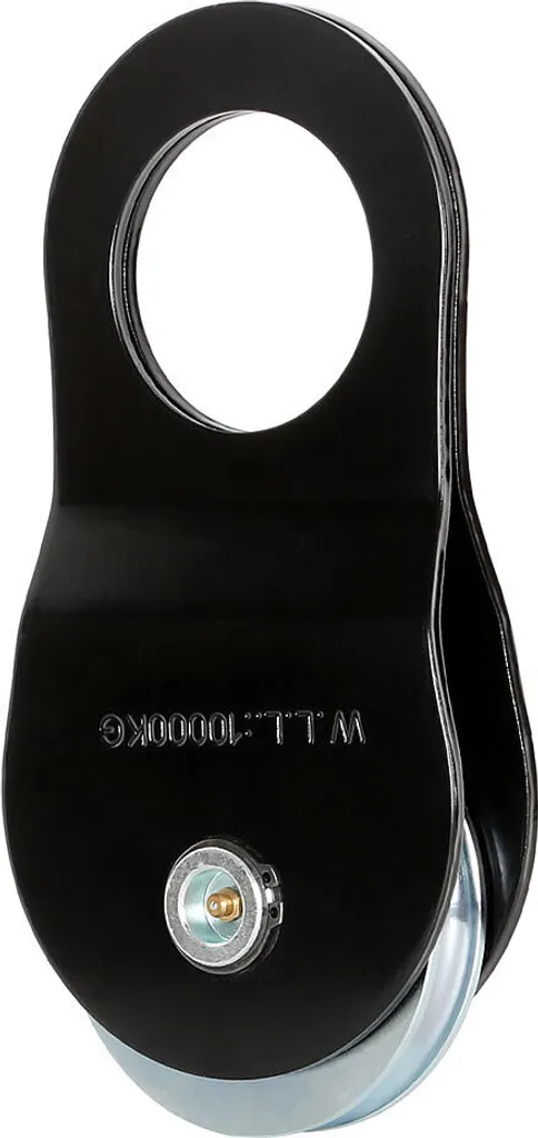 Poulie de mouflage 10t pour treuil forestier et débardage de bois noir