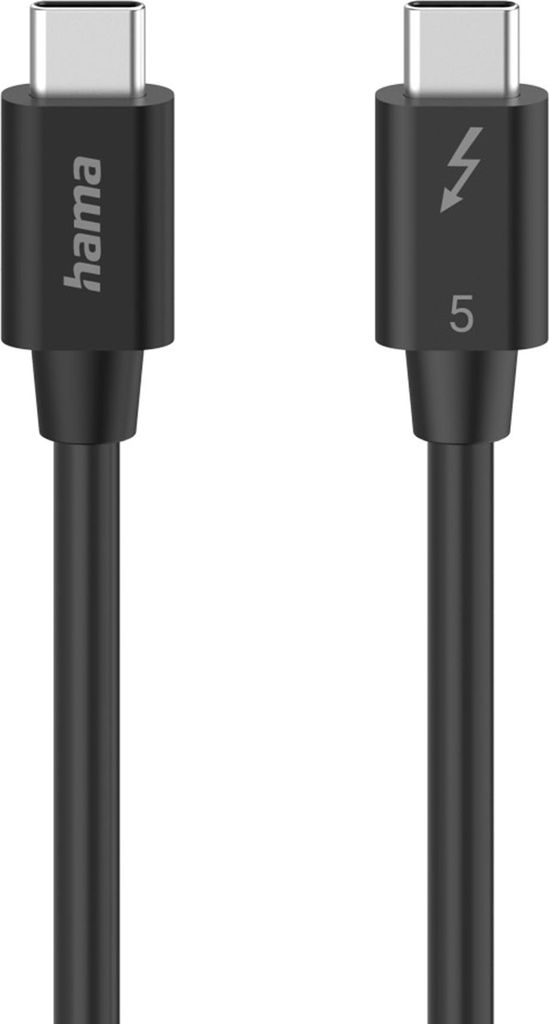 Hama Thunderbolt-5-Kabel USB-C, 8K UHD, 80 Gbit/s, 1 m