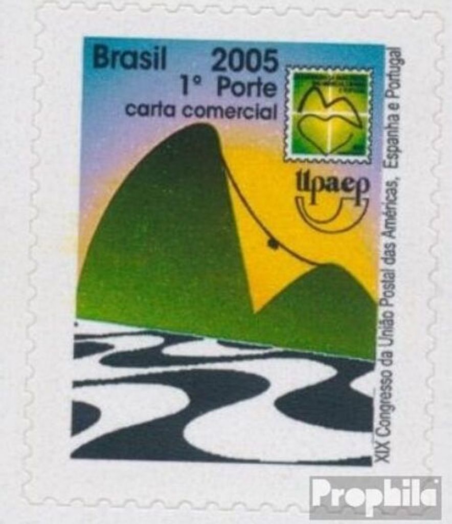 Briefmarken Brasilien 2005 Mi 3417 (kompl.Ausg.) postfrisch 19. Kongr. Postunion UPAEP