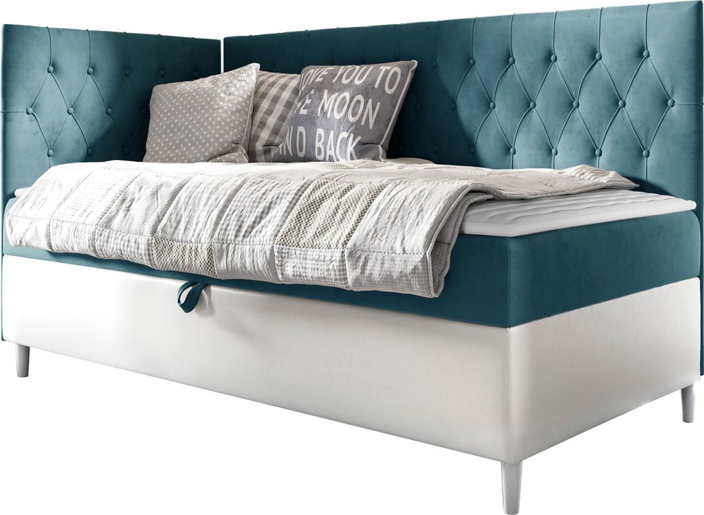MIRJAN24 Boxspringbett Filip Junior 3 80x200, Einzelbett Produktbild 