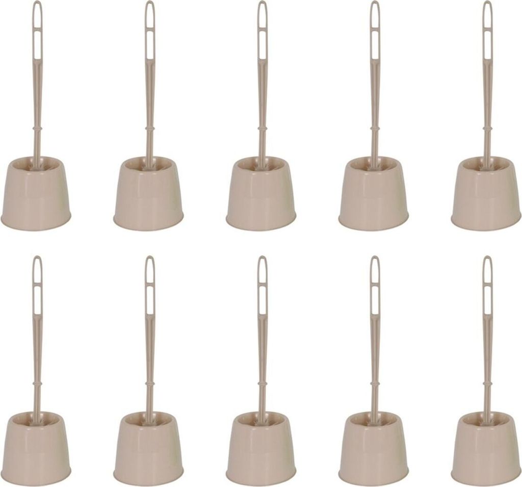 MSV WC Bürste Beige 10er Set