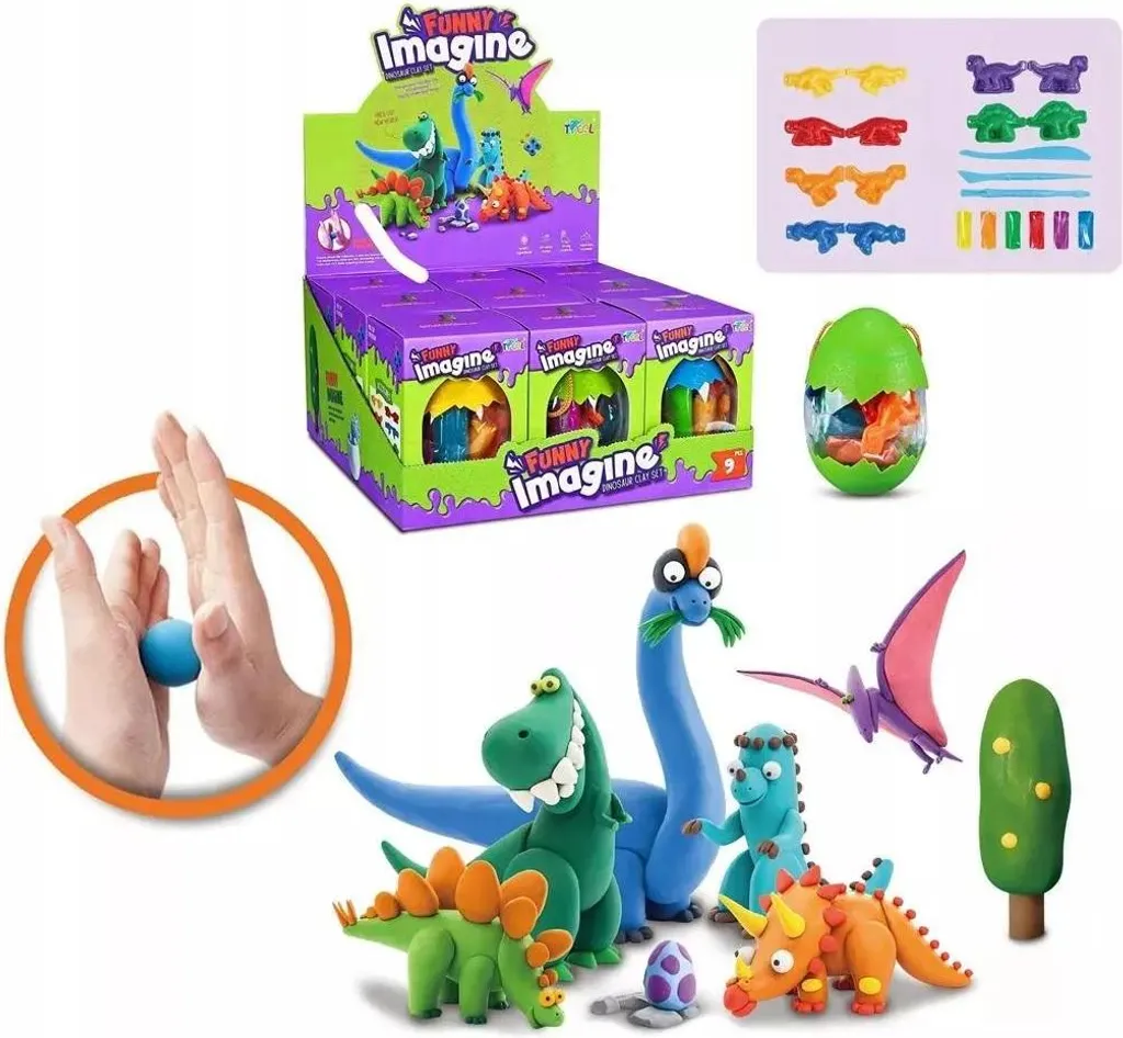 Dinosauri di massa in plastica con stampi