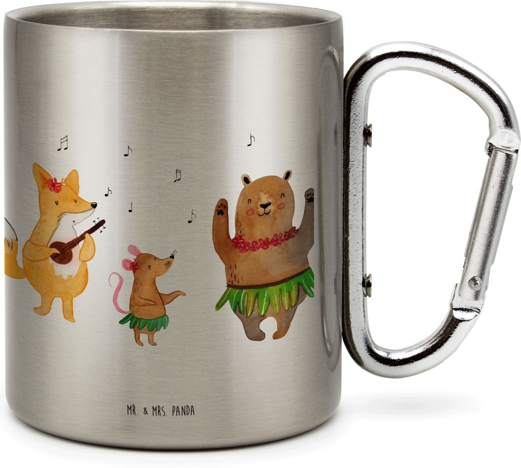 Mr. & Mrs. Panda Thermobecher Waldtiere Aloha - Transparent Produktbild 
