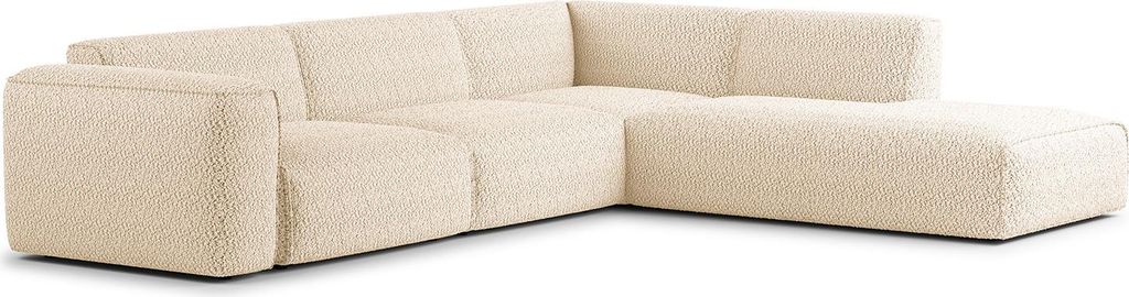 home24 3-Sitzer Ecksofa mit Recamiere