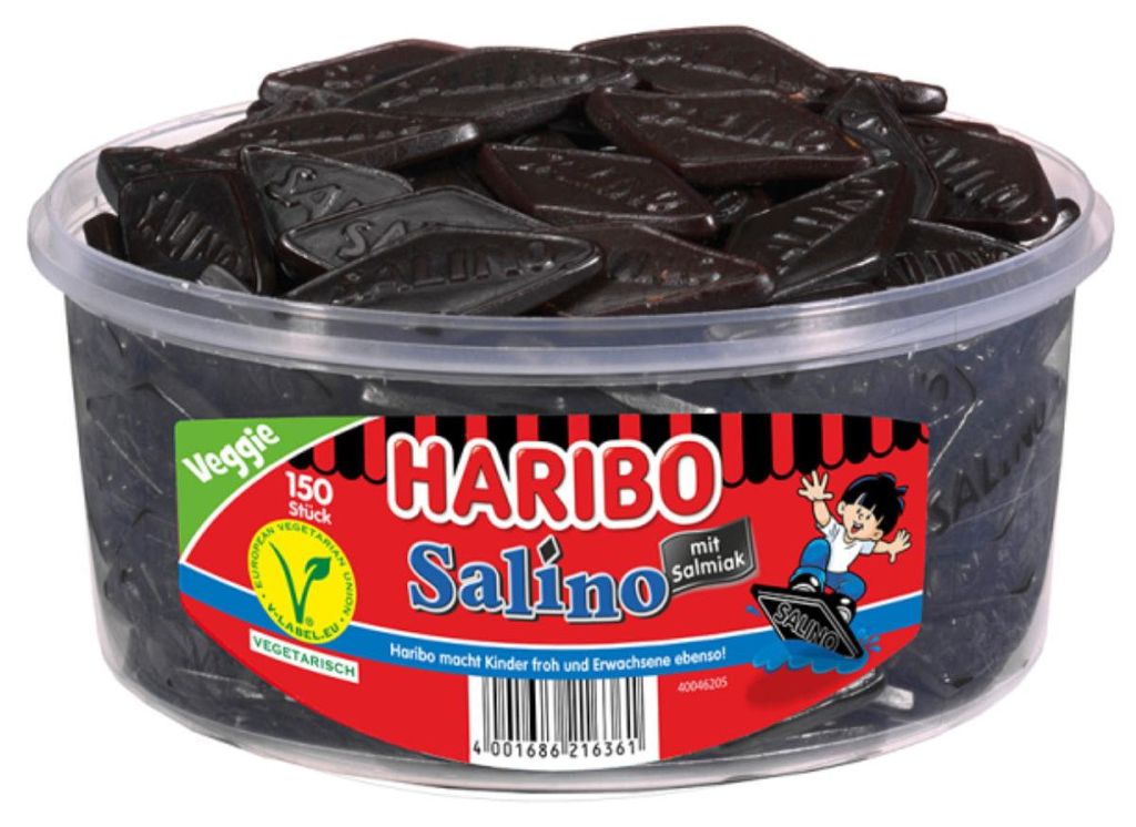 Haribo Salino 150 lahodných lékořicových pastilek 1200g Obrázek produktu 