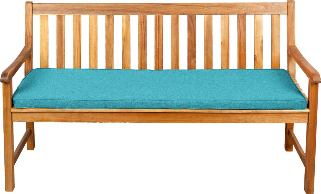 Coussin pour balancelle et banc de jardin bleu ciel - Format 160x60x5cm