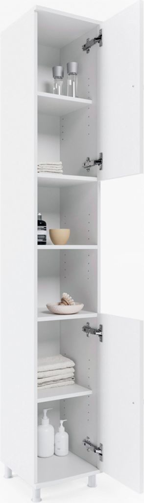 Vicco Szafka łazienkowa Fynn, 30 x 190 cm, Biały Zdjęcie produktu 7