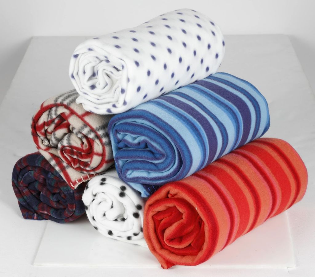 Mikrofaser Polar-Fleece-Decke 130x170cm Wohndecke Sofadecke Kuscheldecke Tagesdecke Decke Schlafdecke