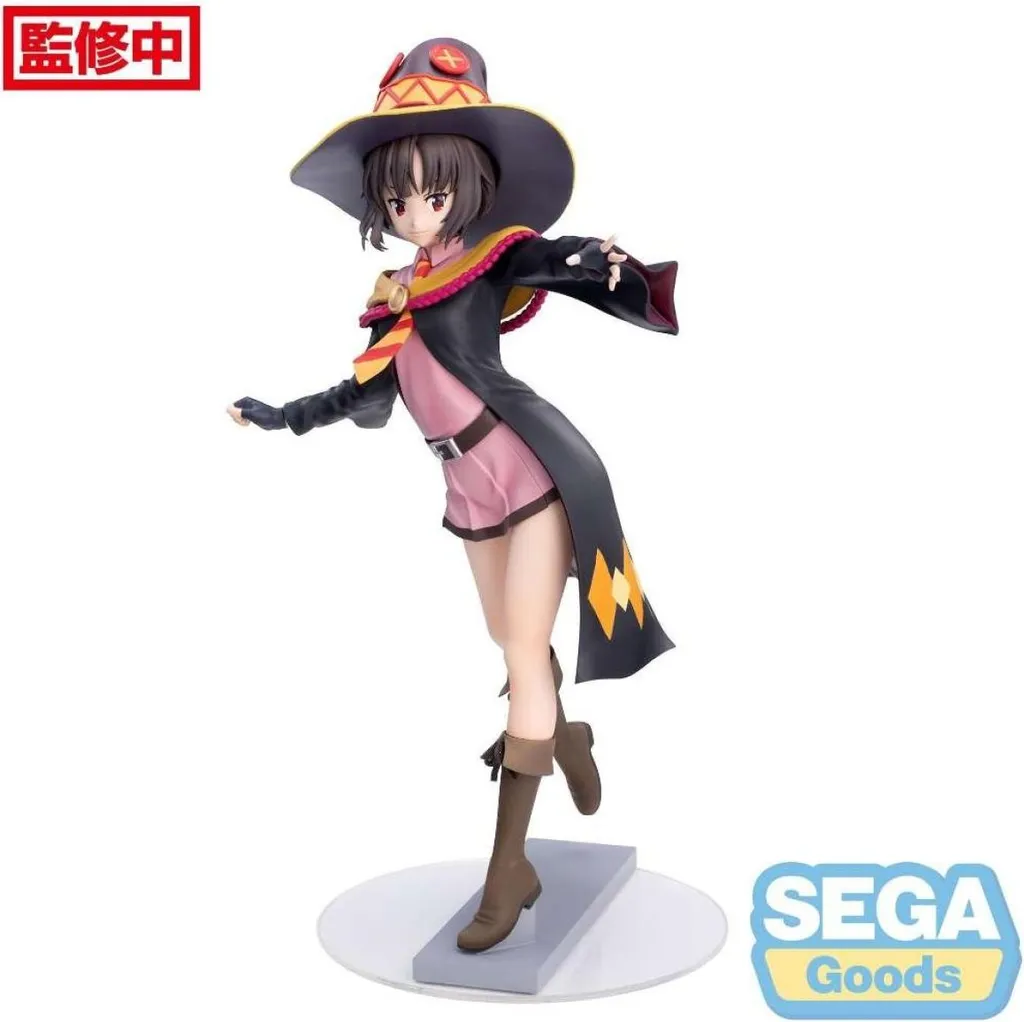Décoration Manga Megumin Konosuba Statue Sega Luminasta PVC pour Bureau