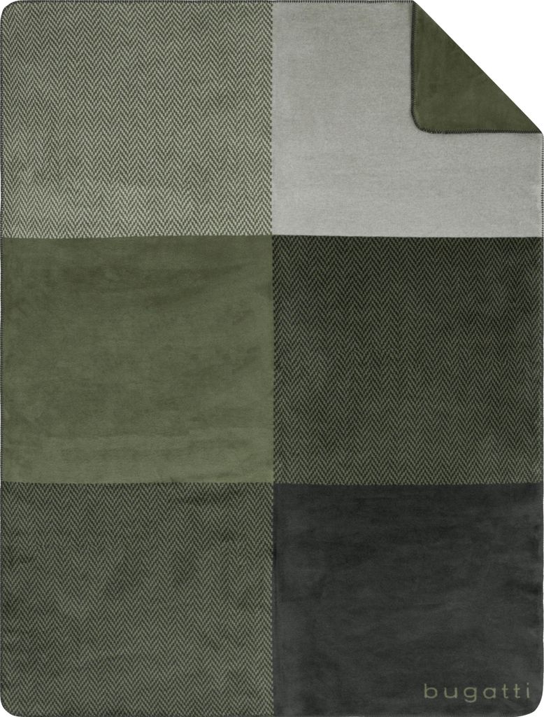 IBENA Wohndecke BUGATTI BL 150x200 cm bunt Decke Kuscheldecke