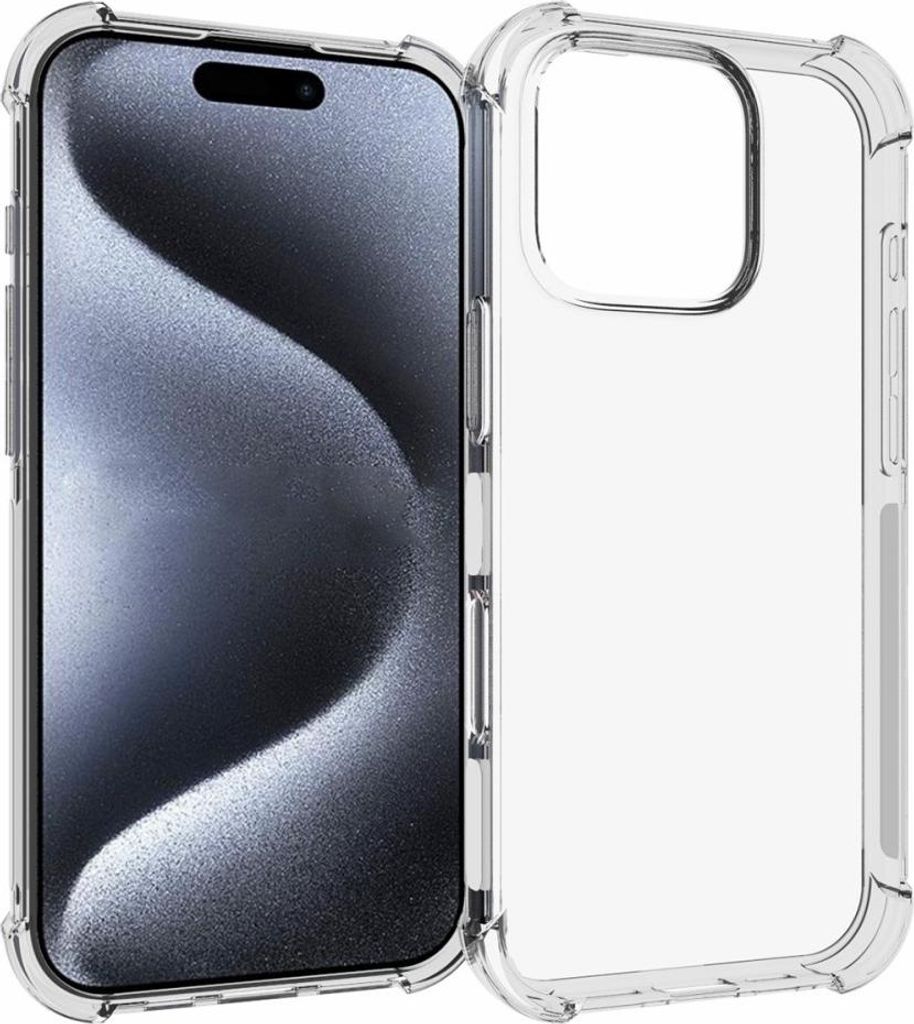 iPhone 16 Pro Hülle - Coverup TPU Back Cover mit AirBag Corners - Transparent