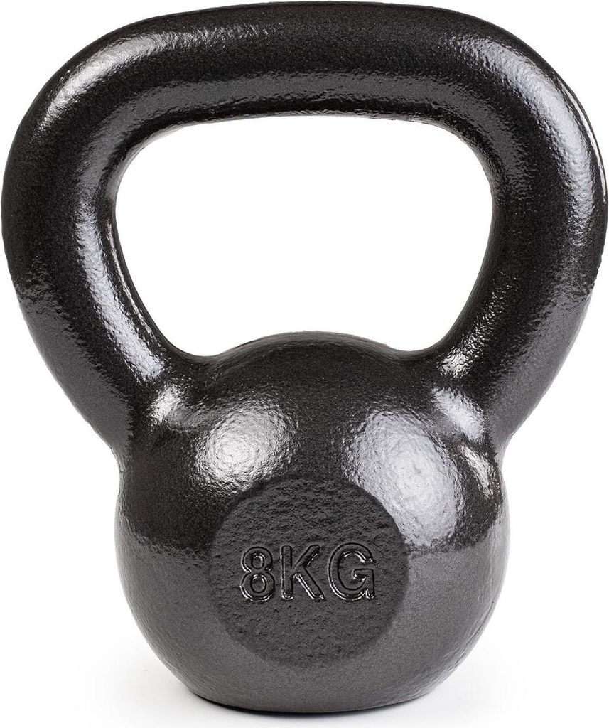 Kettlebell żeliwny 8 kg do treningu siłowego, odważnik do Zdjęcie produktu 