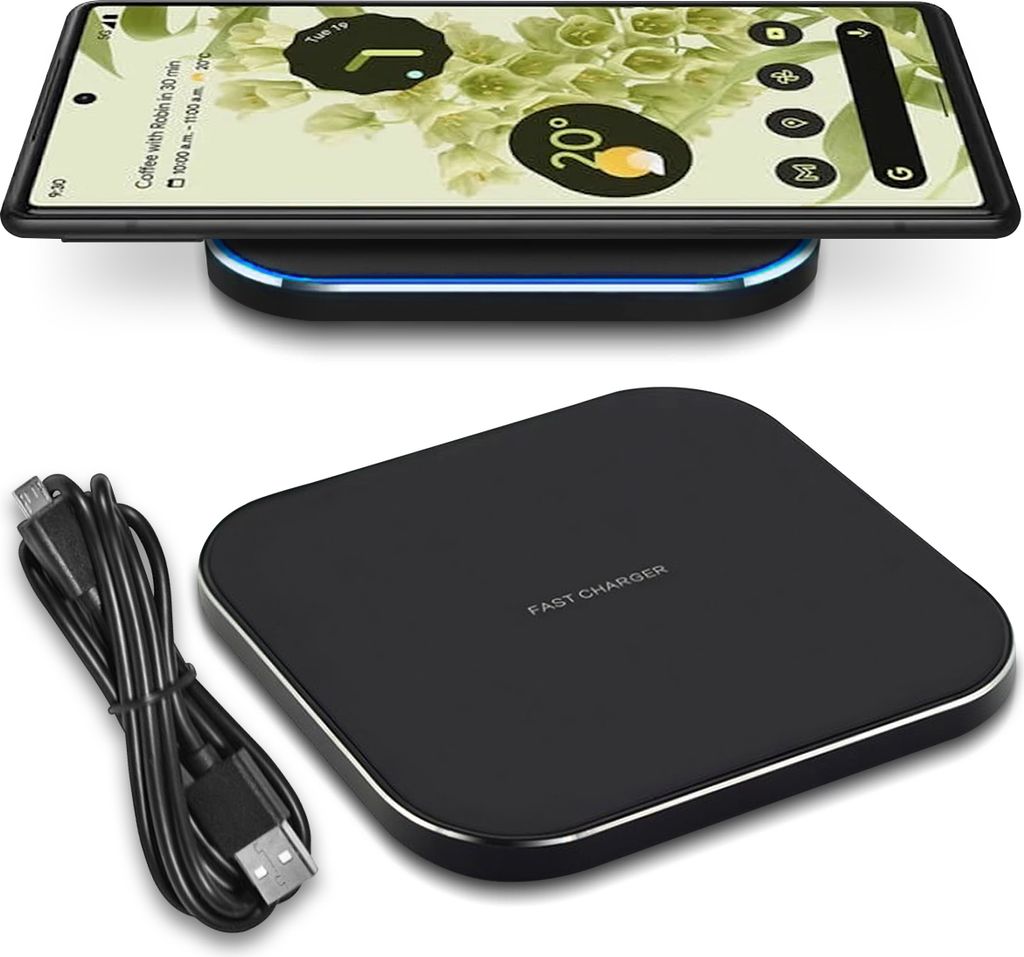 K-S-Trade Docking Station Für Xiaomi Redmi 9A - Ladegerät Mit USB-C Kabel