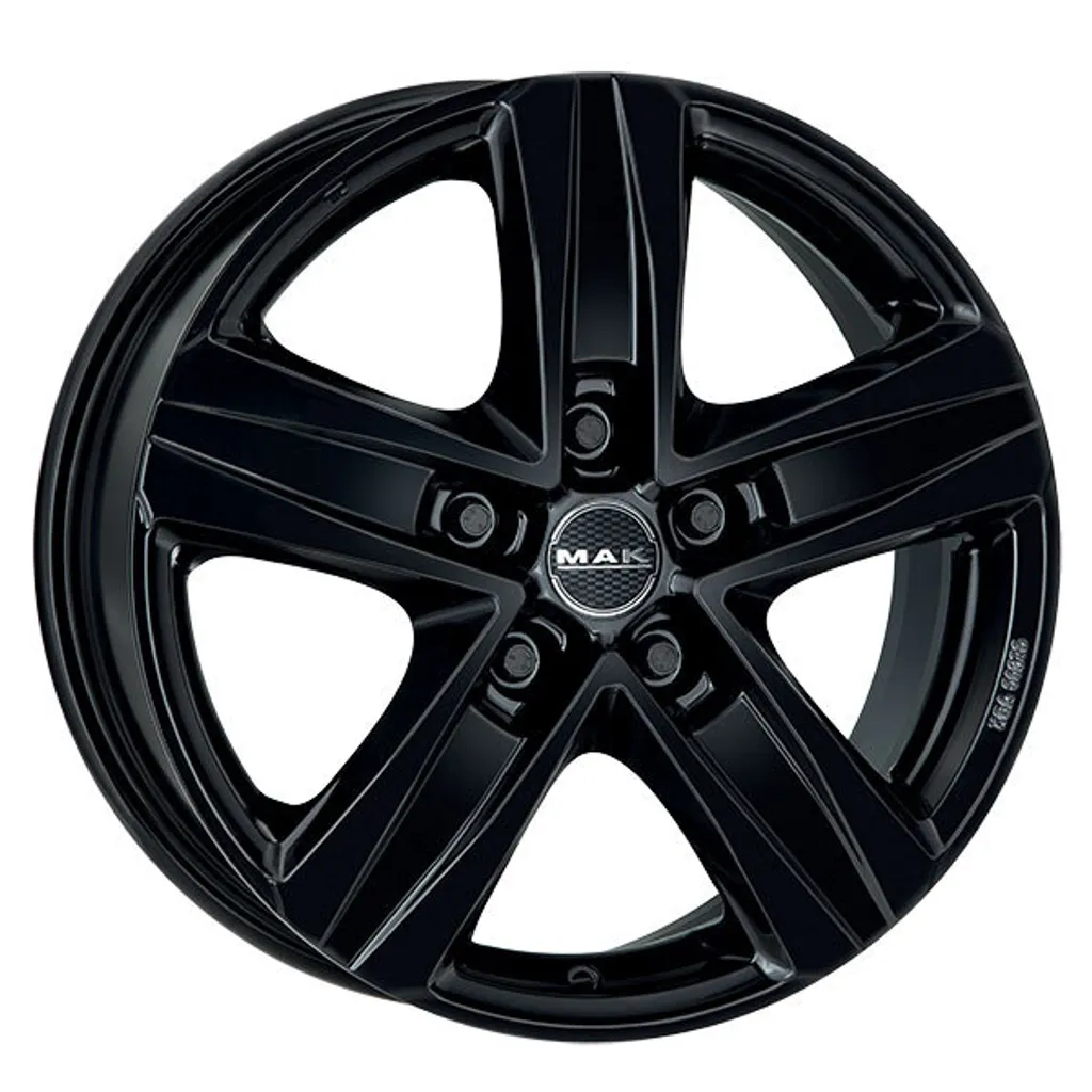 Jantes MAK STONE 5 7x17 Noir Brillant 5x120 ET 55 : Style et Robustesse