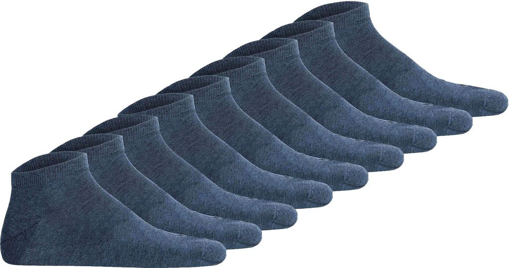 camel active Herren Sneakersocken, 9er Pack - Basic Socken, Baumwolle Dunkelblau 39-42