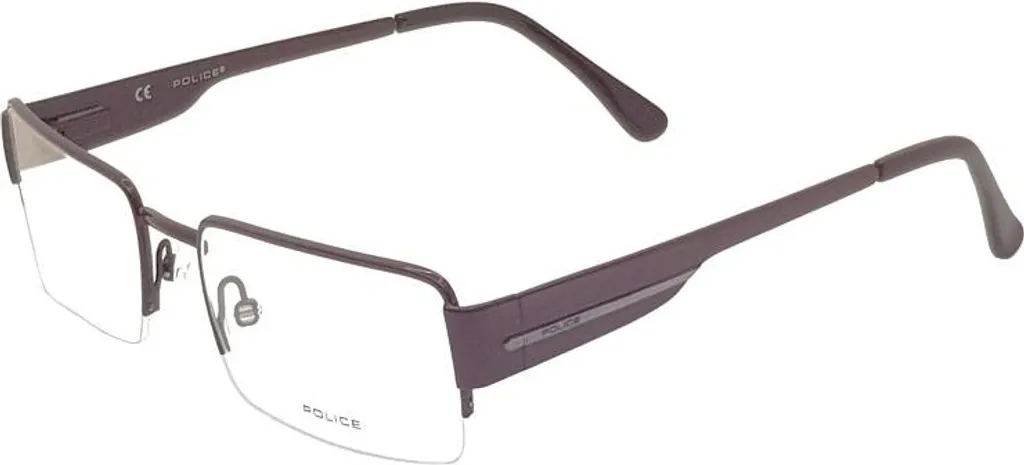 Monture de lunettes de vue Police V8604 pour homme style minimaliste chic