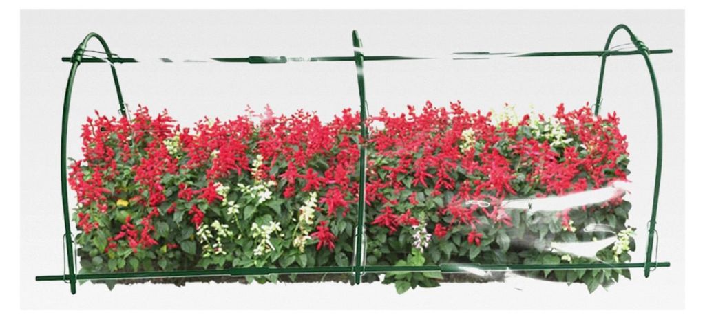 Gewächshausbogen - Pflanzentunnel für den Garten - Flexibler Pflanzenbogen Wachstumstunnel für Obstgarten und Hochbeet