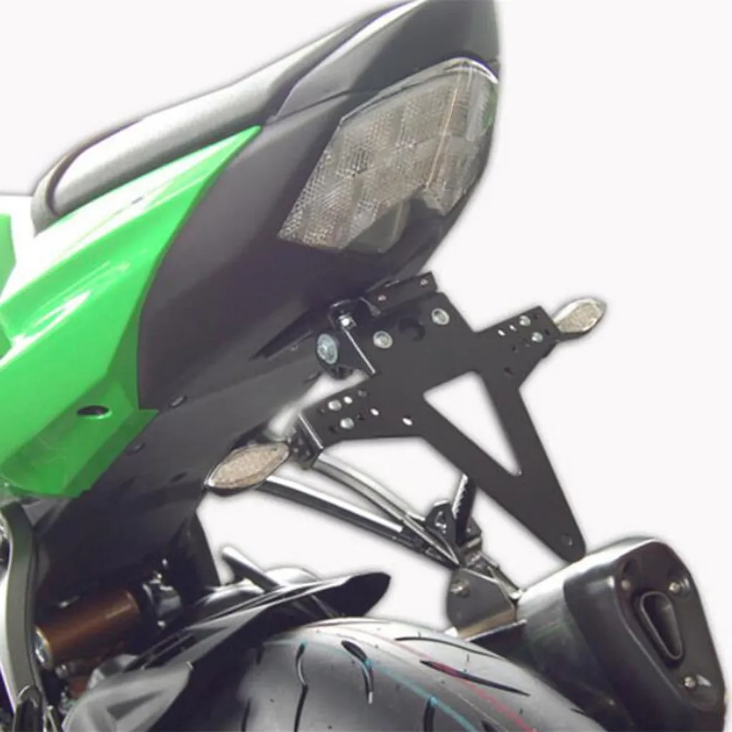 Support de plaque ZX-6R 09-18 anti-vibration pour supprimer garde-boue