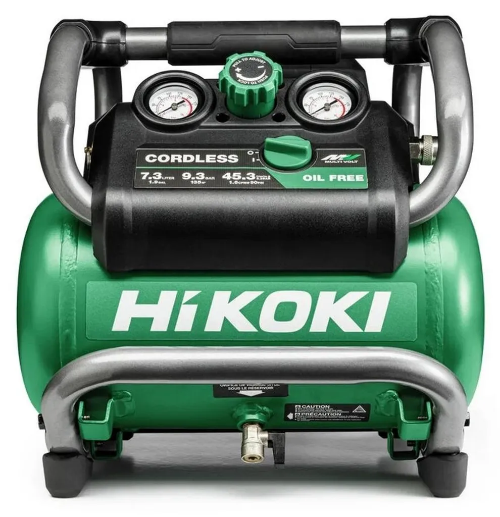 Compresseur portatif Hikoki EC36DA pour clouage et gonflage sans fil