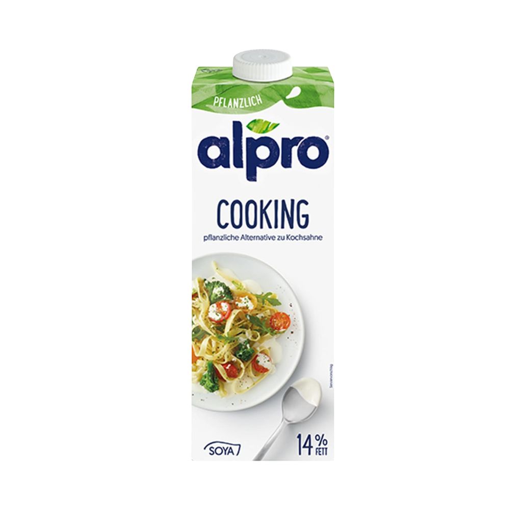Alpro Soja Kochcreme Cuisine Culinary Cooking pflanzlich Produktbild 
