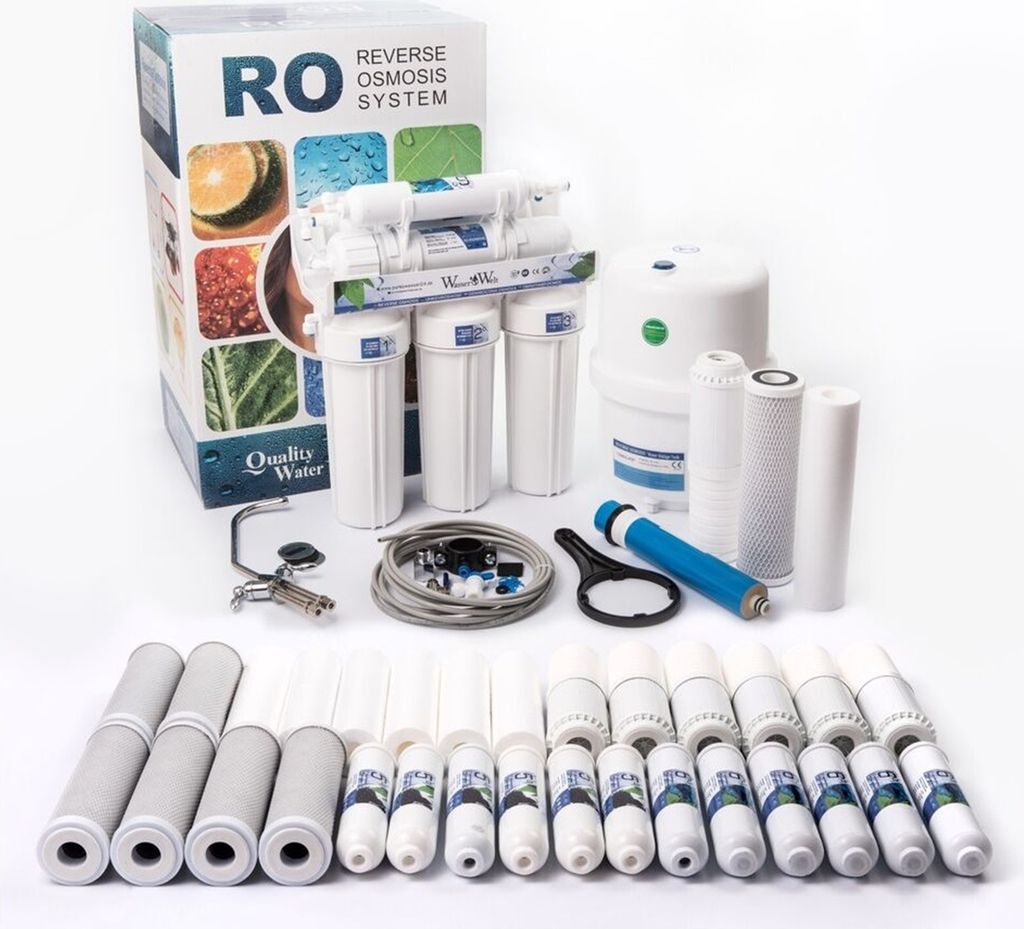 7 Stufen Umkehrosmoseanlage RO Wasserfilter 75 GPD mit Produktbild 1