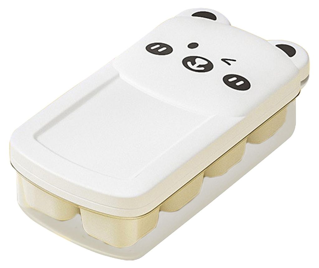 Mini-Bären-Eiswürfelform mit Deckel, lebensmittelechtes Silikon, leicht zu entnehmende Eiswürfelform, BPA-frei, für Küche und Gefrierschrank
