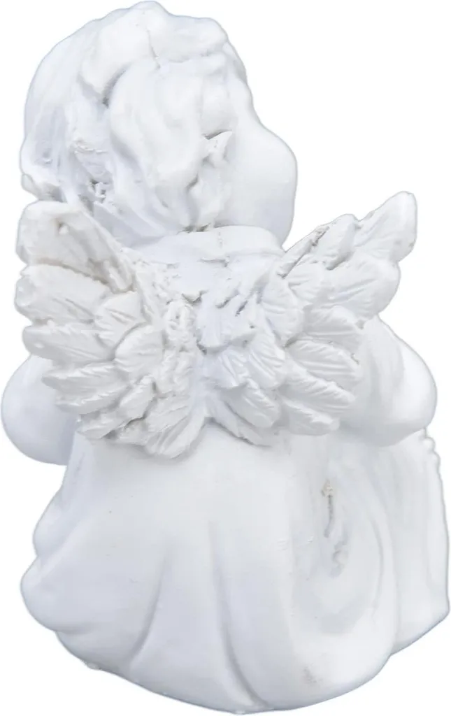 Statue de chérubin assis - Figurine commémorative de jardin (1#) gris