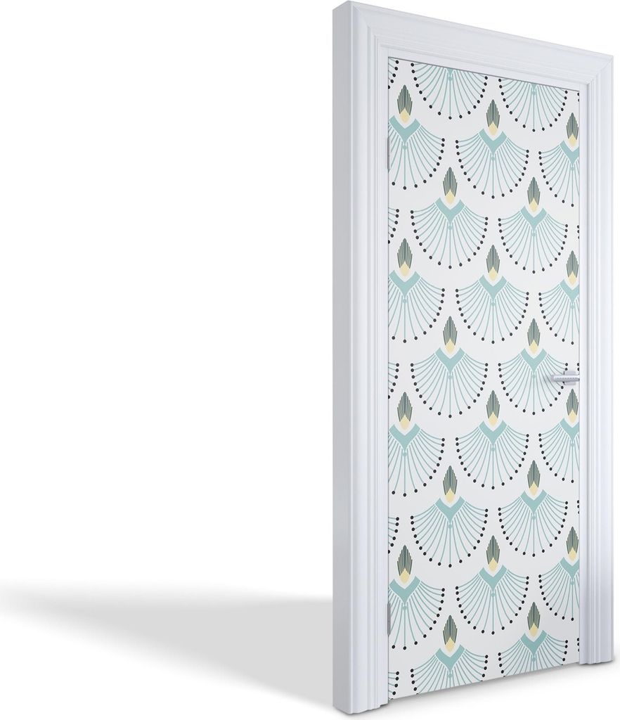 Türaufkleber Innentüren Selbstklebende Kreativ Wandsticker - Abstrakte Fächer - 75 x 205 cm