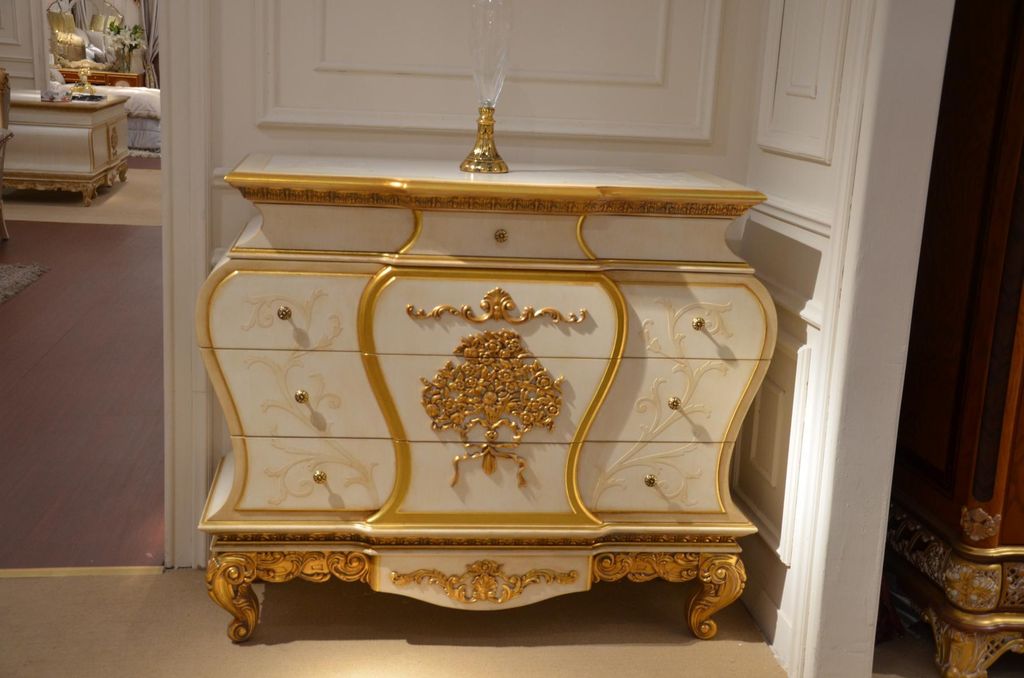 Kommode Sideboard Kommoden Sideboards Schlafzimmer Wohnzimmer Barock Hochschrank