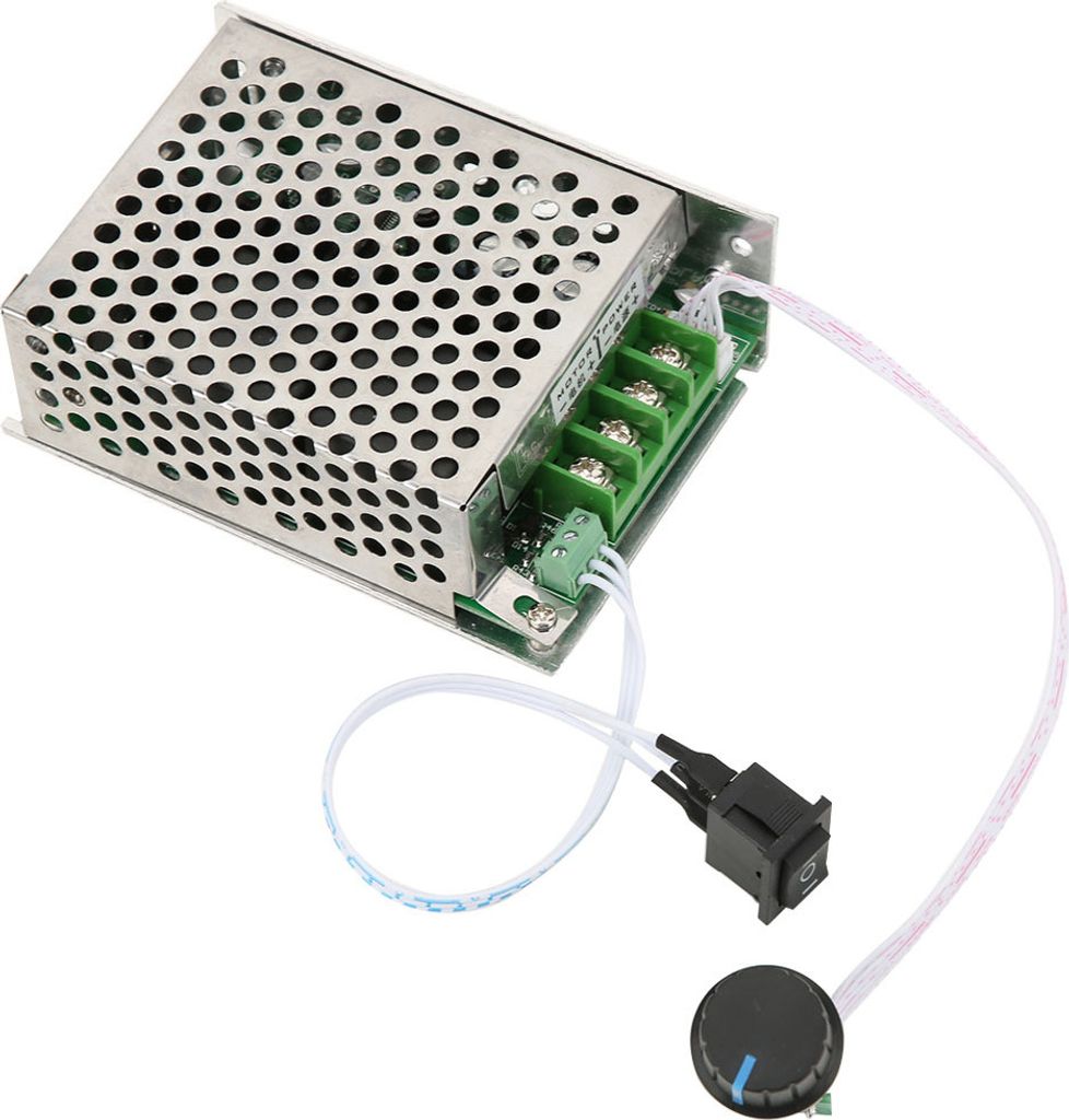 10V-50V 40A DC Motor Drehzahlregler Gouverneur Umkehrrichtungsschalter
