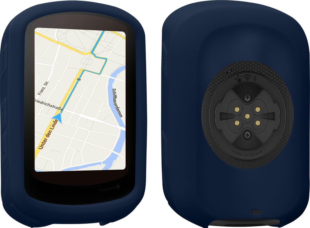 kwmobile Hülle kompatibel mit Garmin Edge 840 / Edge 540 - Silikon GPS Fahrrad Case Schutzhülle