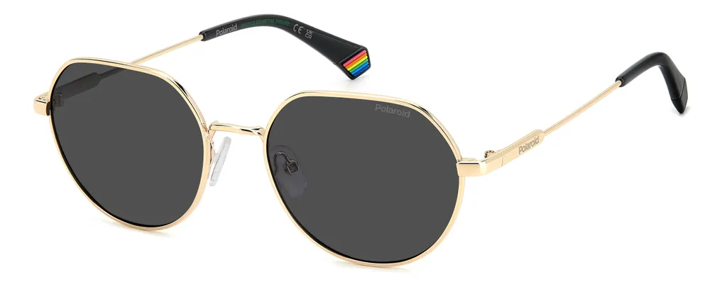 Occhiali da Sole Polaroid PLD 6236/S/X Oro e Nero - Look Urban Unisex