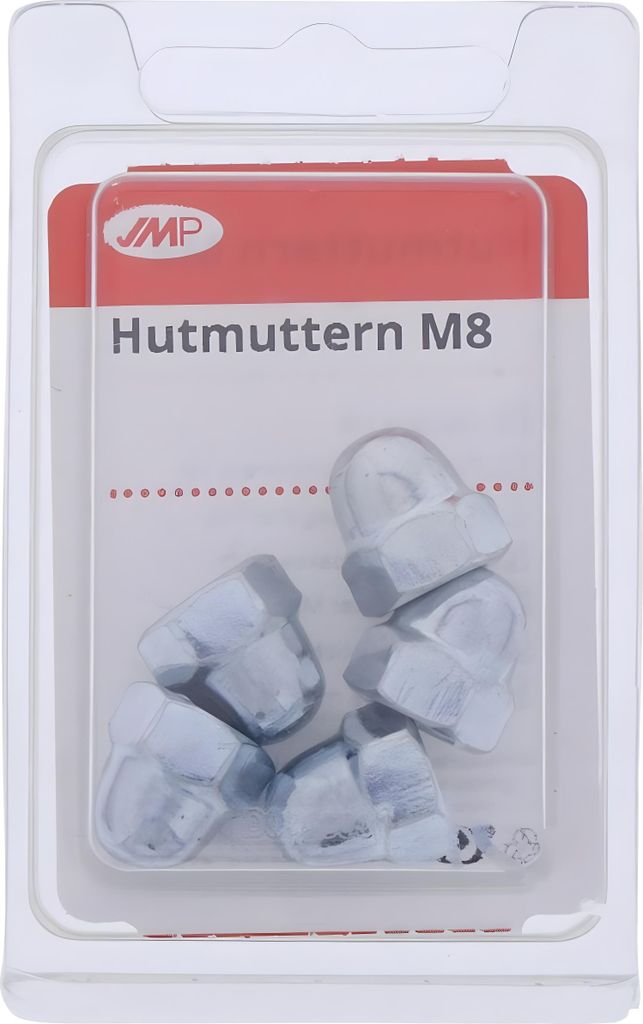 Mutter JMP Hut verzinkt M8 DIN1587 5 Stück