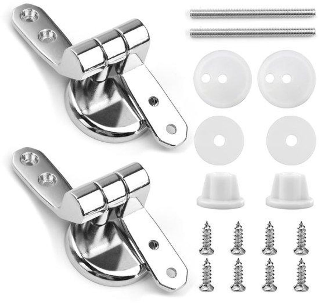 Edelstahl-Toilettenscharnier-Set für die meisten Toiletten