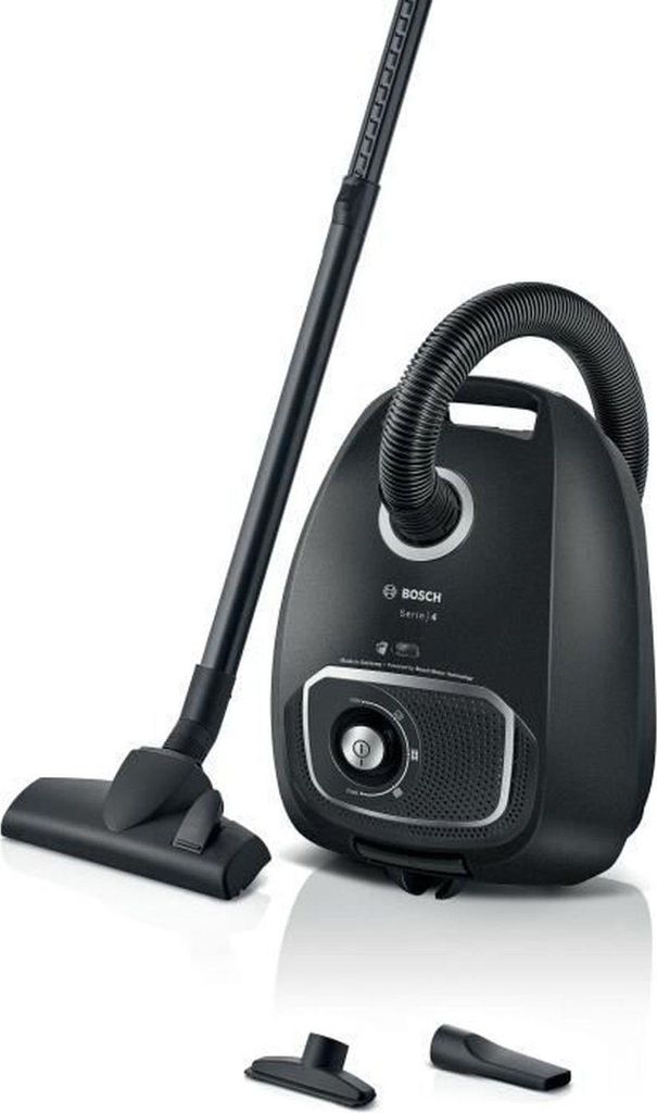 Bosch Staubsauger BGB41BA1 Serie 4 Schwarz 700 W mit Beutel Produktbild 