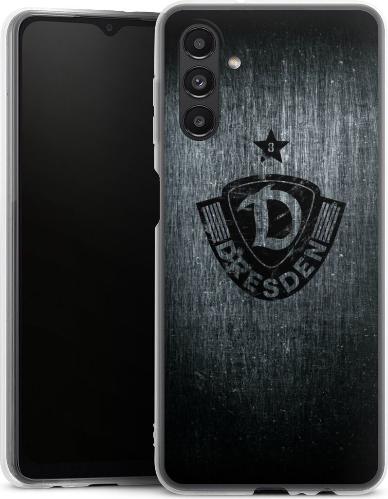 DeinDesign Handyhülle für Samsung Galaxy A04s Silikon Hülle Case Smartphone Schutzhülle Offizielles Lizenzprodukt SG Dynamo Dresden Vintage